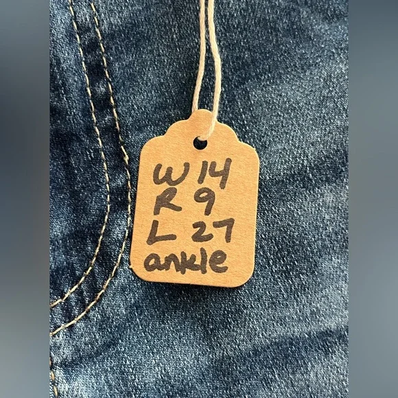 Ag Adriano Goldschmied Designer Skinny Jeans Medium Wash Ankle Length - Picture 14 of 16